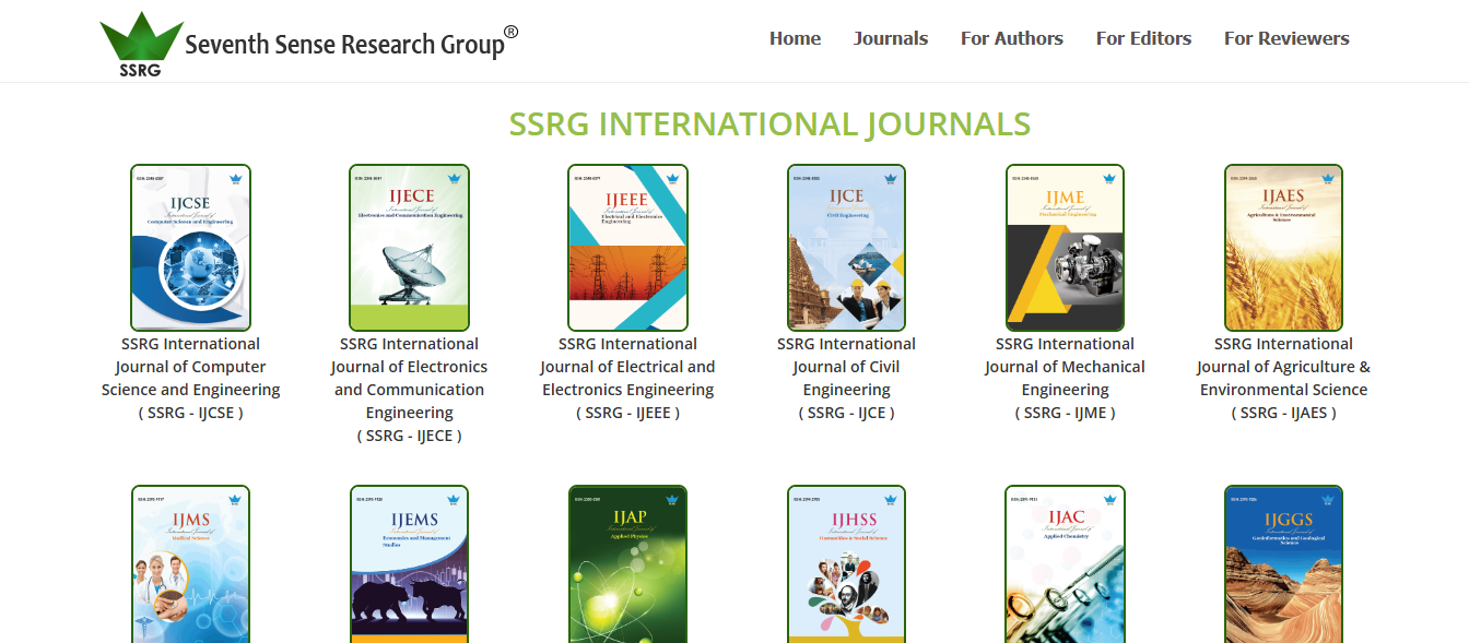 SSRG – Seventh Sense Research Group